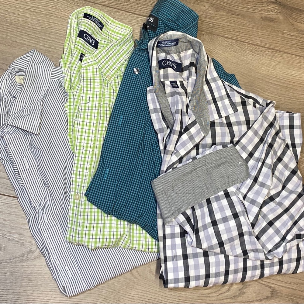 Bundle of 4 men’s dress shirts